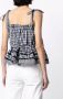 BAPY BY *A BATHING APE Top met gingham ruit Zwart - Thumbnail 4