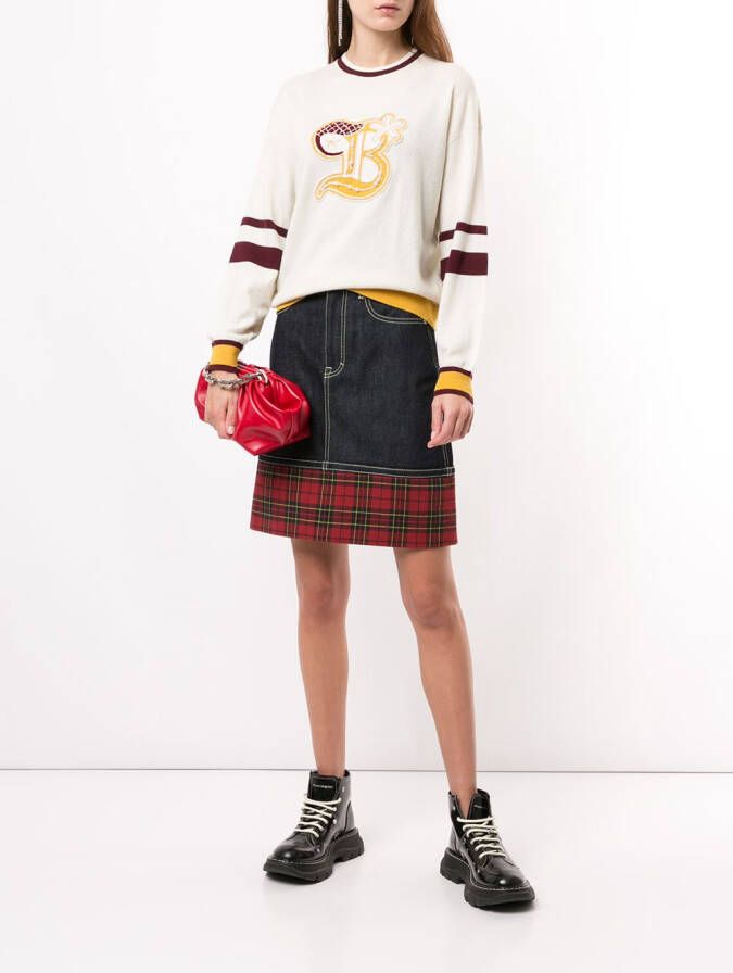 BAPY BY *A BATHING APE Trui met colourblocking Wit