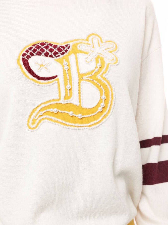BAPY BY *A BATHING APE Trui met colourblocking Wit