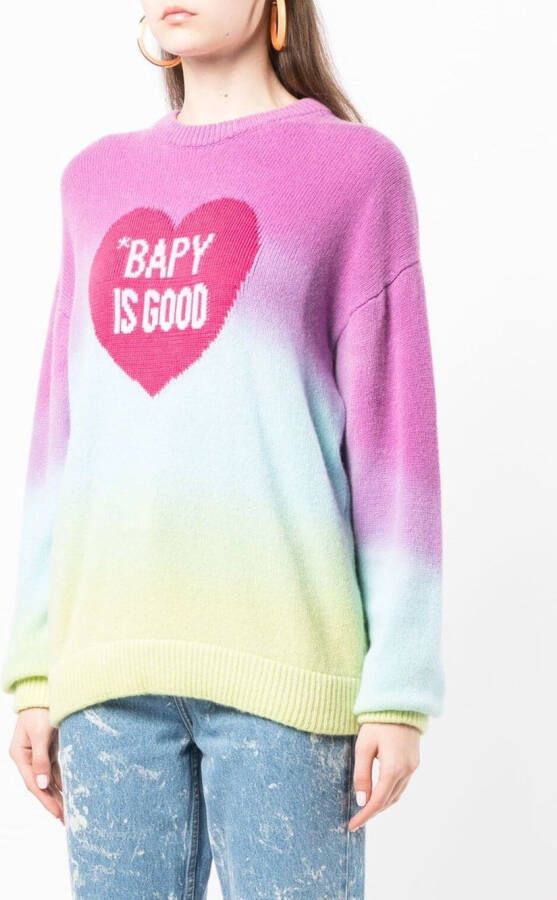 BAPY BY *A BATHING APE Trui met ombré print Veelkleurig