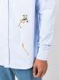 Baracuta Overhemd met borduurwerk Blauw - Thumbnail 5