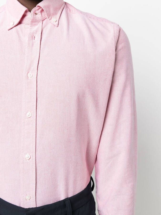 Baracuta Overhemd met knopen Rood