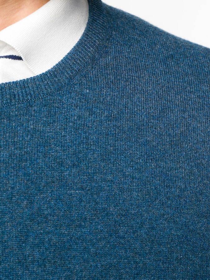 Barba gebreide sweater Blauw