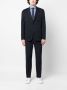 Barba Overhemd met geometrisch patroon Blauw - Thumbnail 2