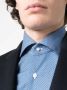 Barba Overhemd met geometrisch patroon Blauw - Thumbnail 5