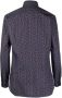 Barba Overhemd met geometrische print Blauw - Thumbnail 2