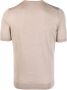 Barba Fijngebreid T-shirt Beige - Thumbnail 2
