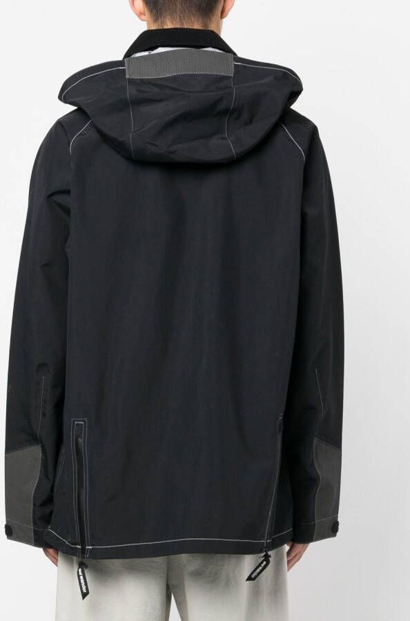 BARBOUR and WANDER Jack met logoprint Zwart
