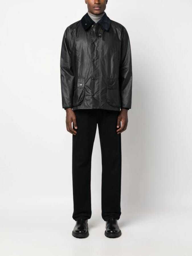 Barbour Bedale katoenen jack Blauw