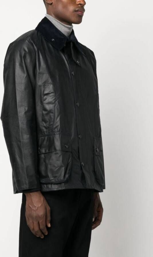 Barbour Bedale katoenen jack Blauw