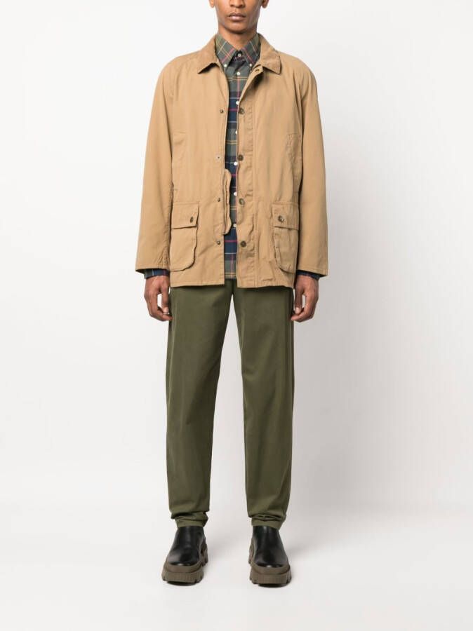Barbour Button-up shirtjack Bruin