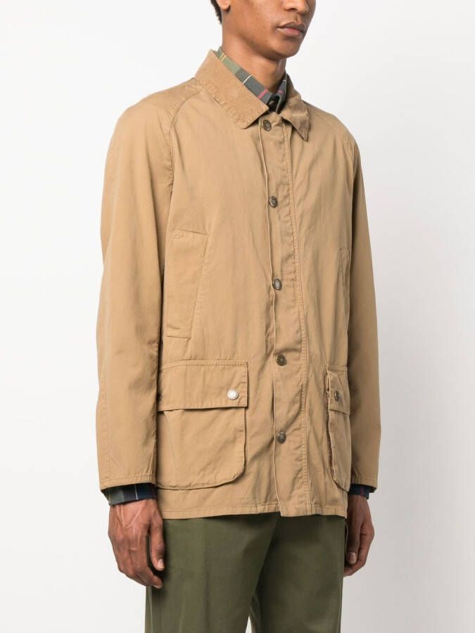 Barbour Button-up shirtjack Bruin