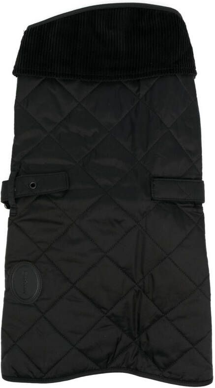Barbour Gewatteerde hondenjack Zwart