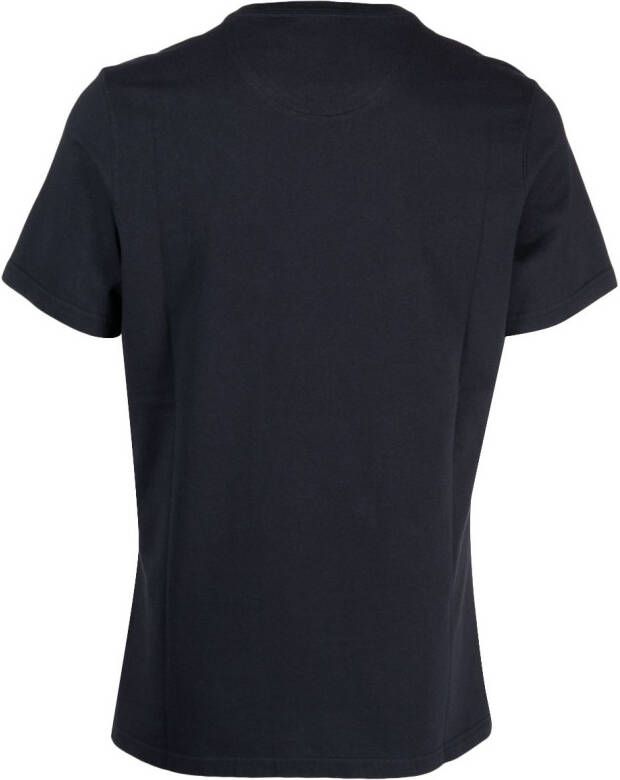 Barbour T-shirt met geborduurd logo Blauw