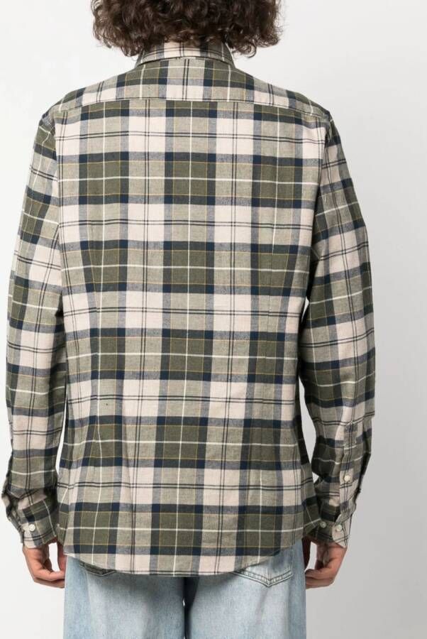 Barbour Geruit overhemd Groen