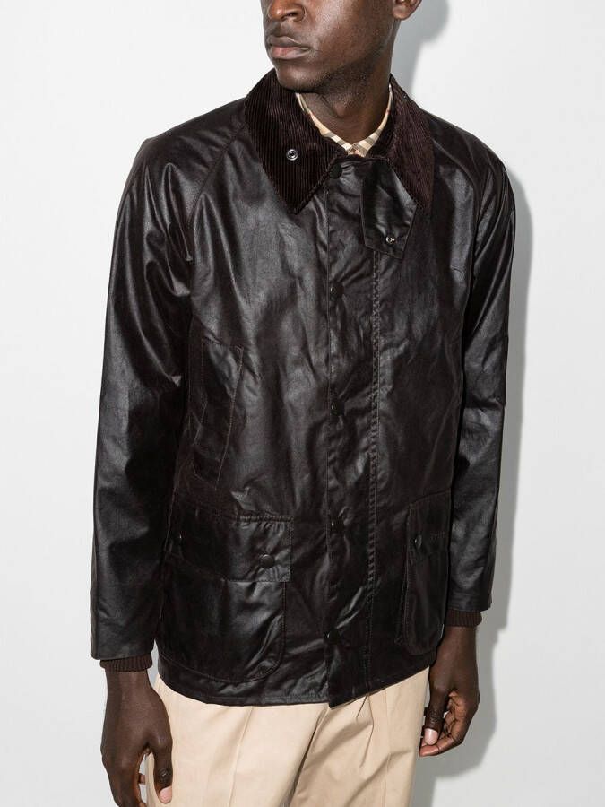 Barbour Gecoat jack Zwart