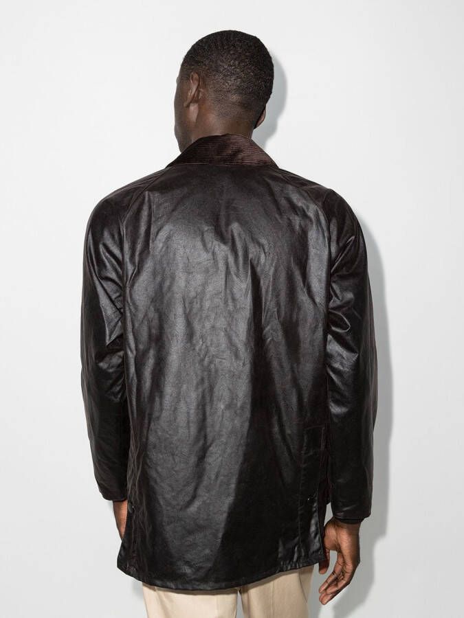 Barbour Gecoat jack Zwart