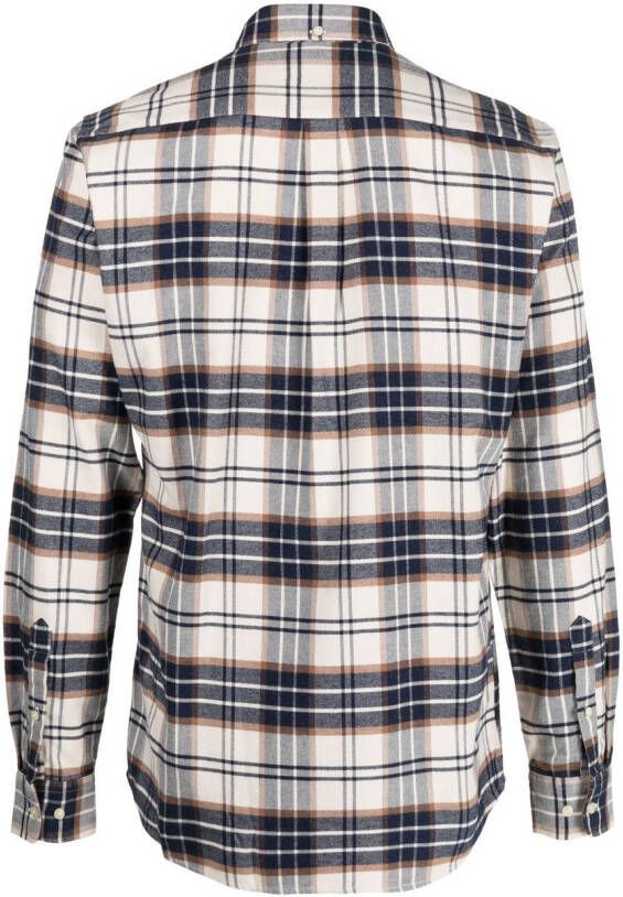 Barbour Geruit overhemd Beige