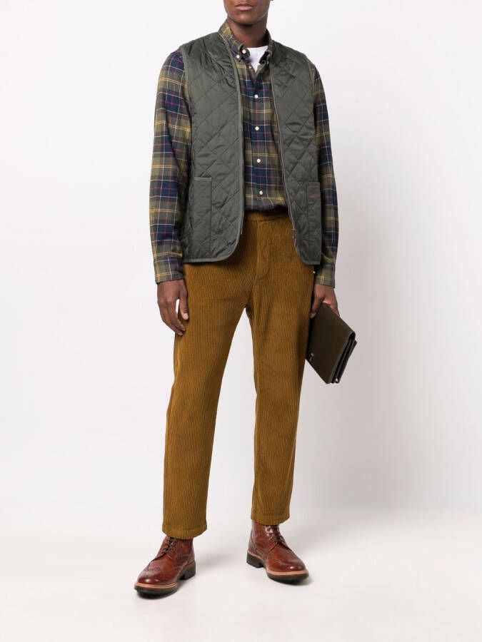 Barbour Geruit overhemd Groen
