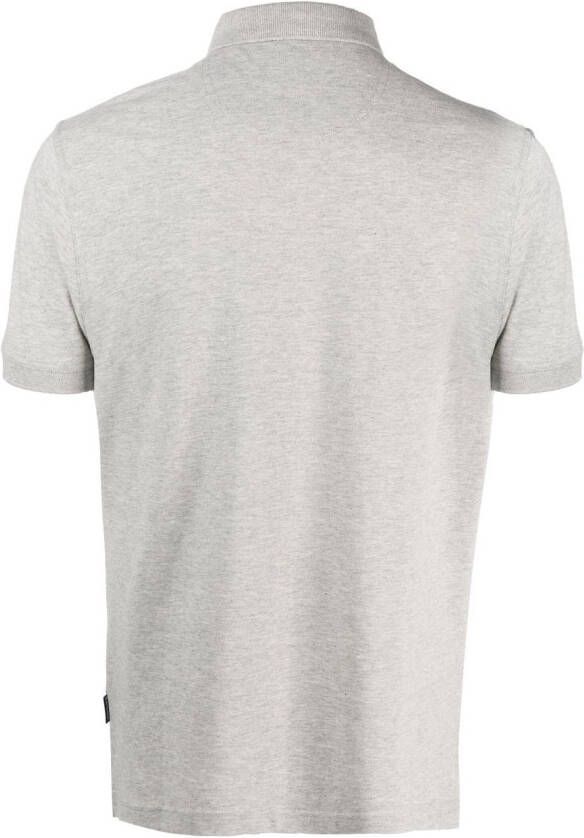 Barbour Geruit poloshirt Grijs