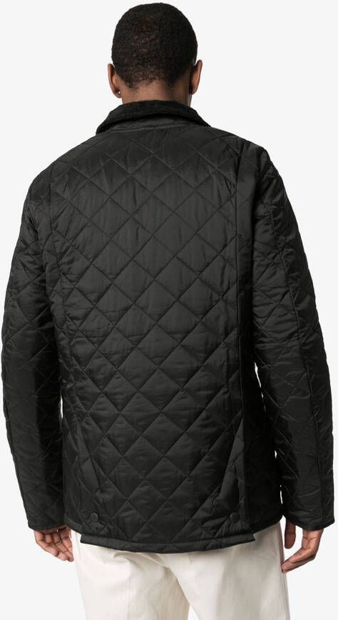 Barbour Gewatteerde jas Zwart