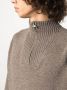 Barbour Trui met halve rits Bruin - Thumbnail 5