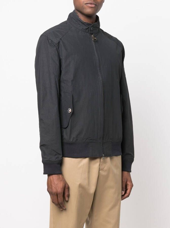 Barbour International Bomberjack Blauw