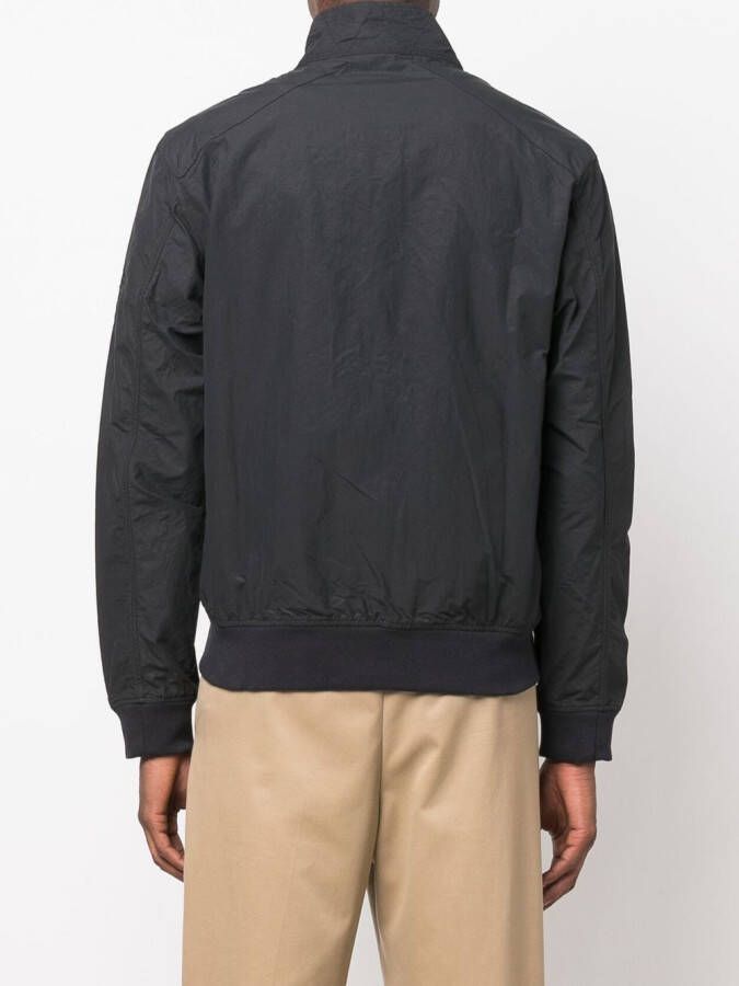 Barbour International Bomberjack Blauw