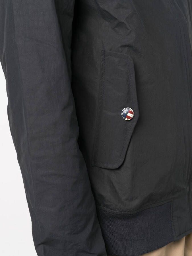Barbour International Bomberjack Blauw
