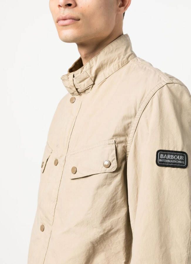 Barbour International Katoenen jack Beige