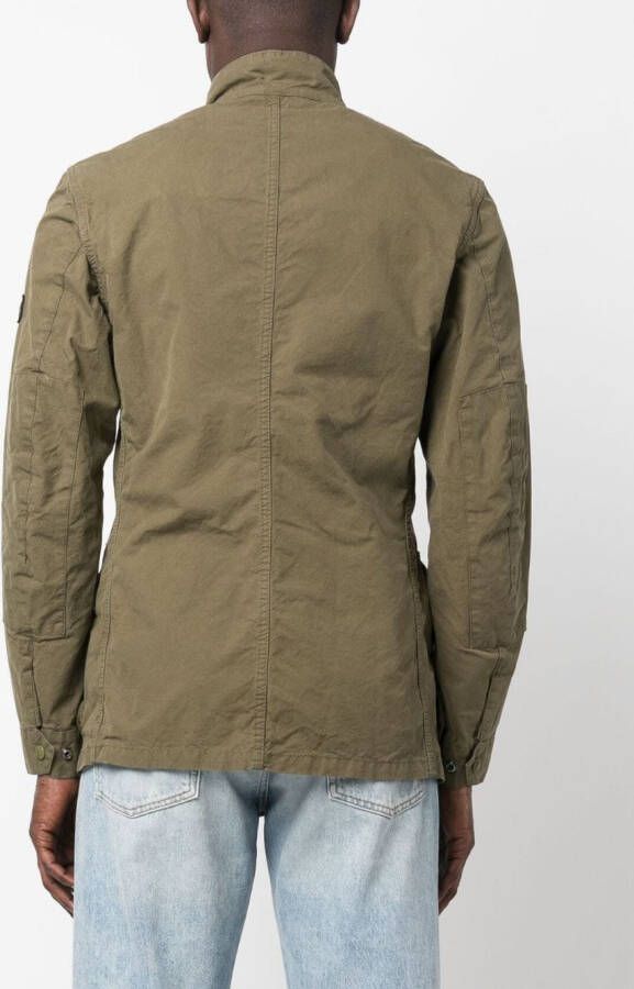 Barbour International Jack met logopatch Groen