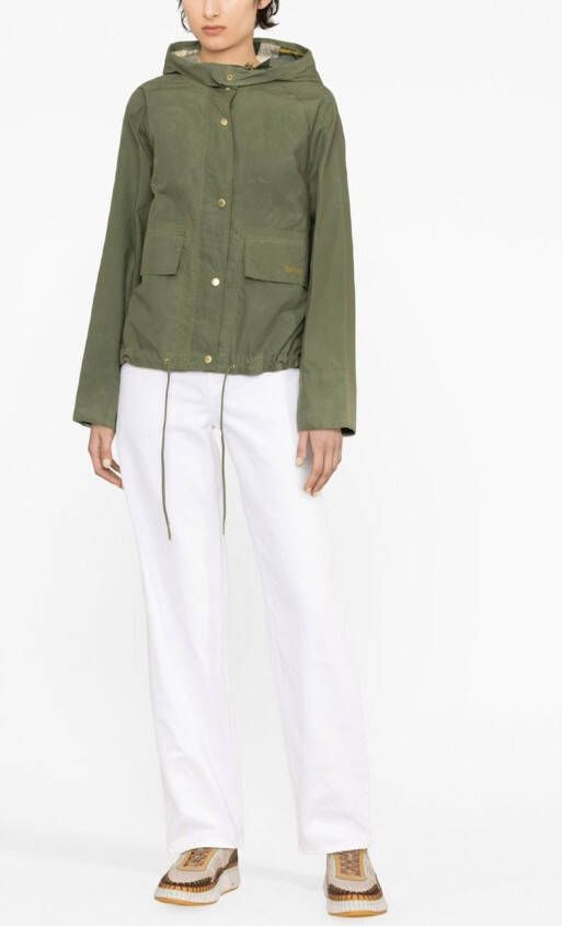 Barbour Jack met capuchon Groen