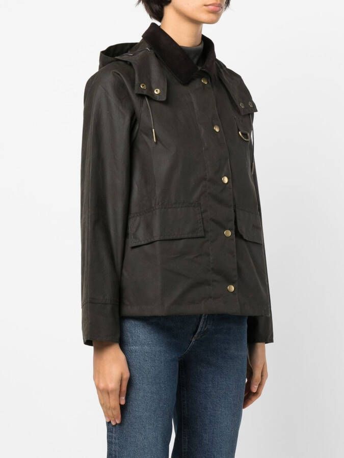 Barbour Jack met capuchon Groen