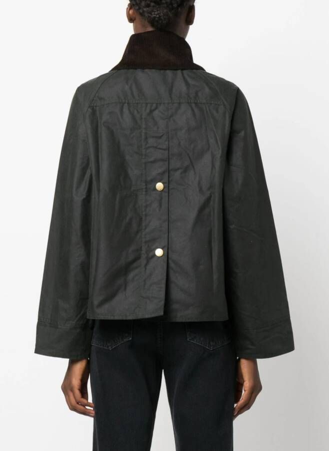 Barbour Jack met geborduurd logo Groen
