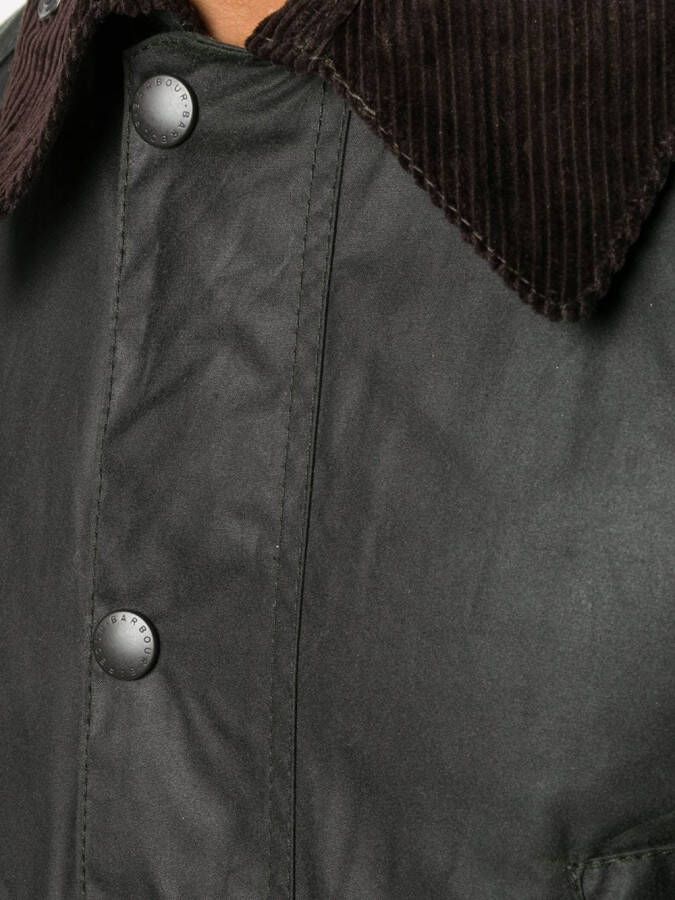Barbour Bedale gecoat jack Groen