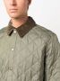 Barbour Jack met ribfluwelen kraag Groen - Thumbnail 5