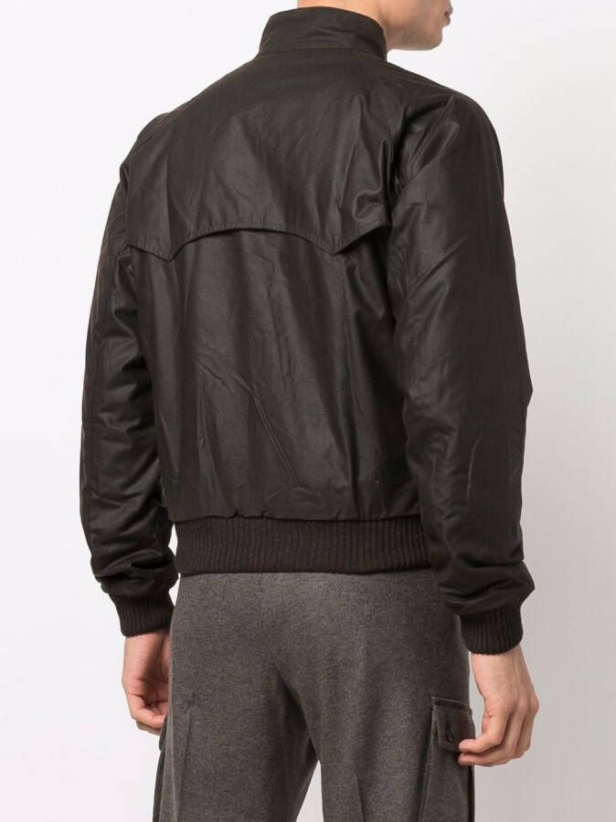 Barbour International Jack met trechterhals Groen