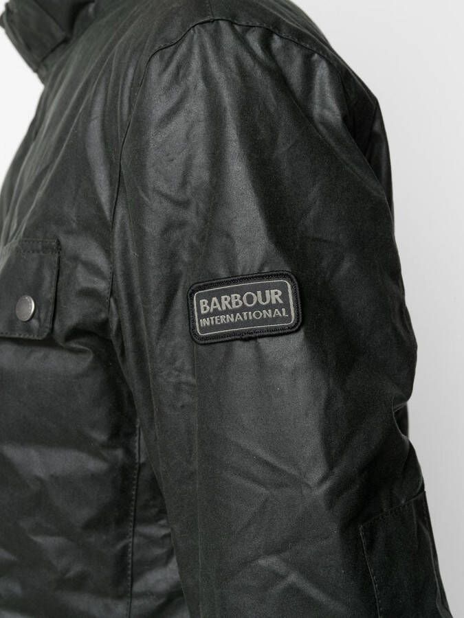 Barbour Jack met waslaag Groen
