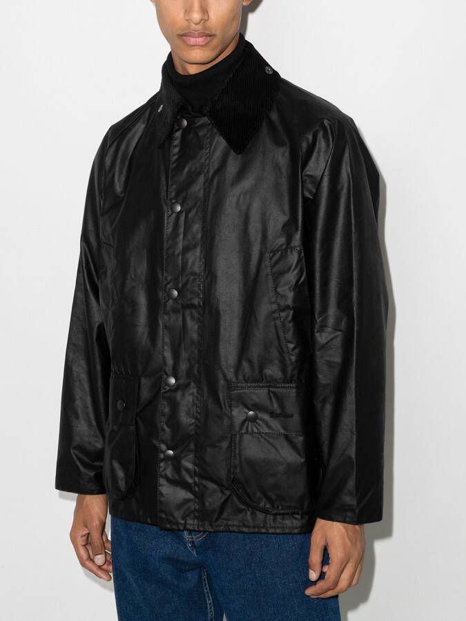 Barbour Jack met waslaag Zwart
