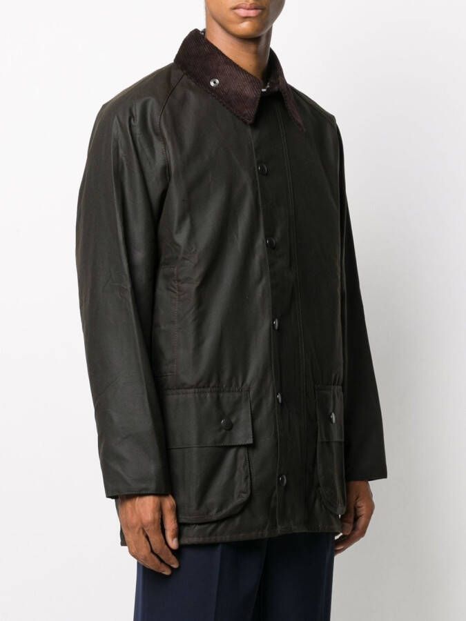 Barbour Jas met drukknoop Groen