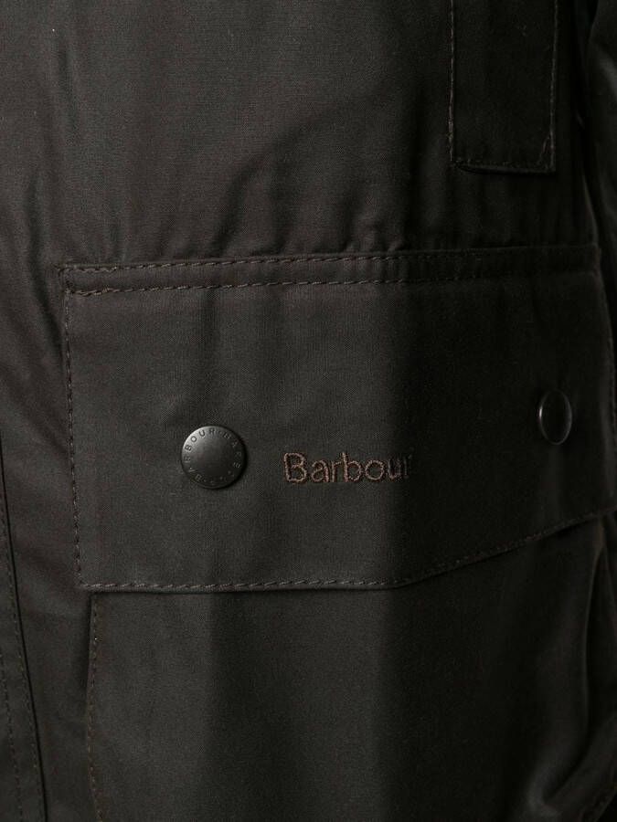 Barbour Jas met drukknoop Groen
