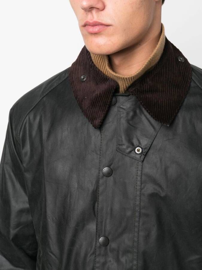 Barbour wax jacket Groen