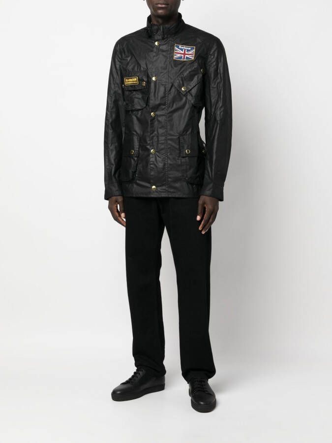 Barbour Jas met logopatch Zwart