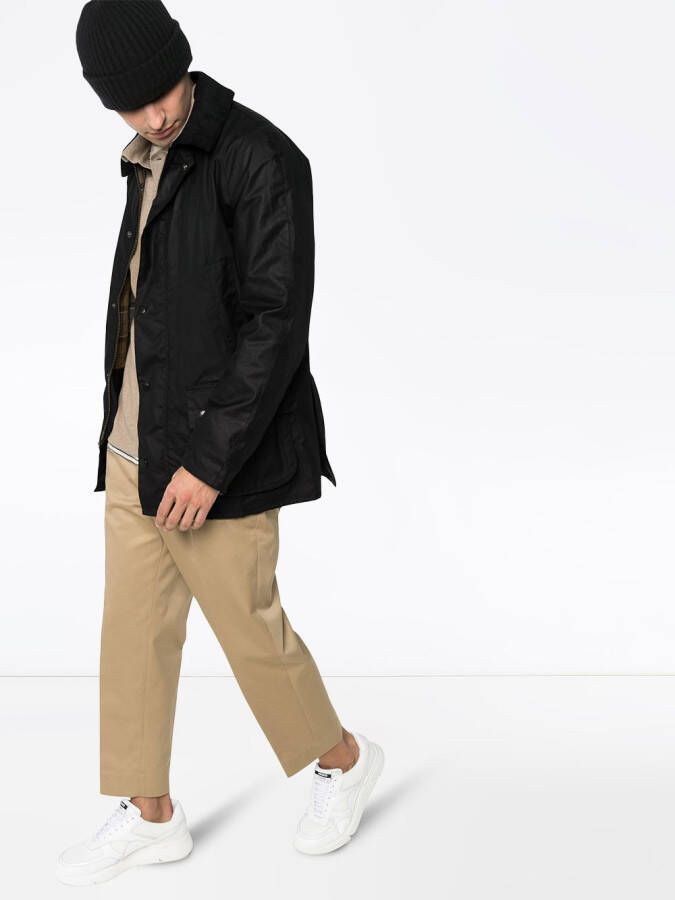 Barbour Jas met waslaag Blauw