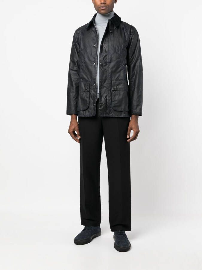 Barbour Katoenen jack Blauw