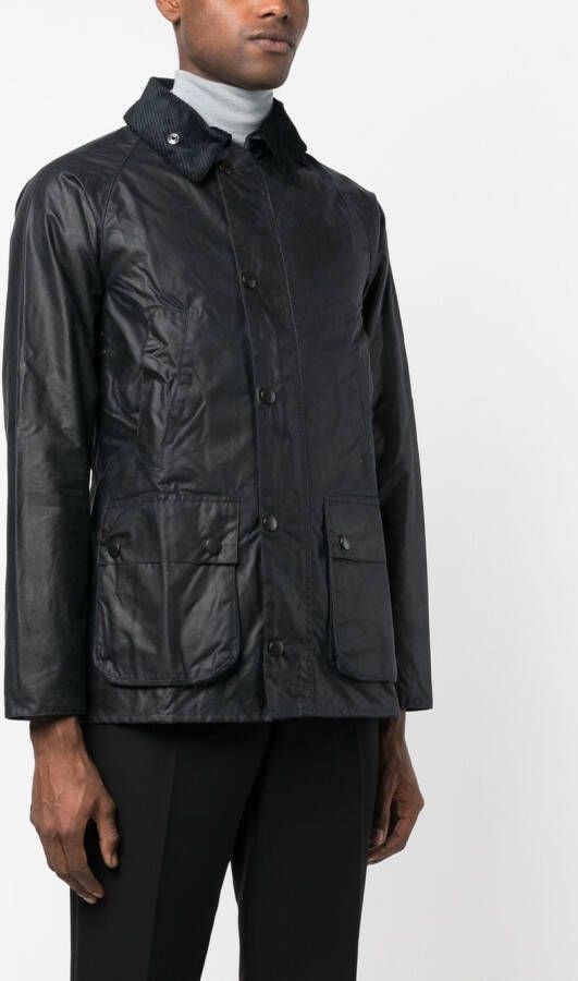 Barbour Katoenen jack Blauw