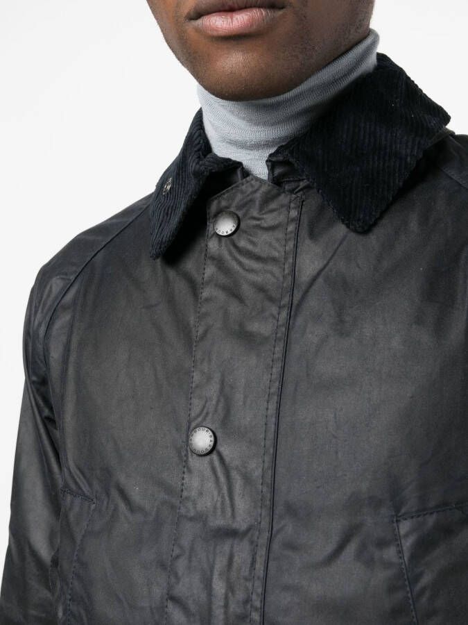 Barbour Katoenen jack Blauw
