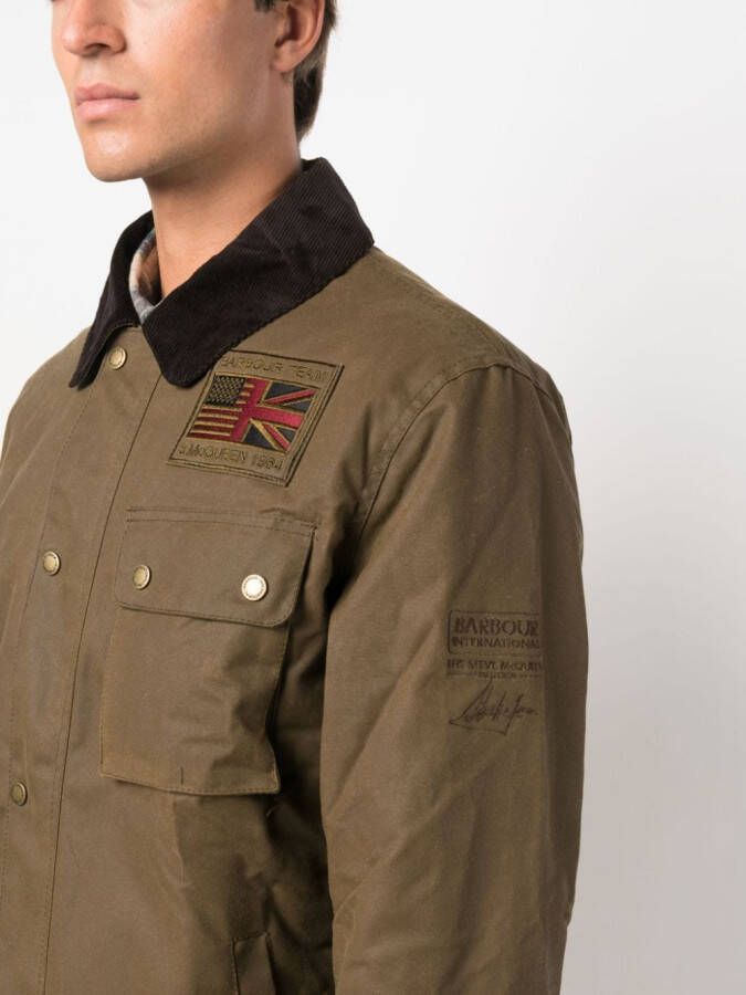 Barbour International Katoenen shirtjack Bruin
