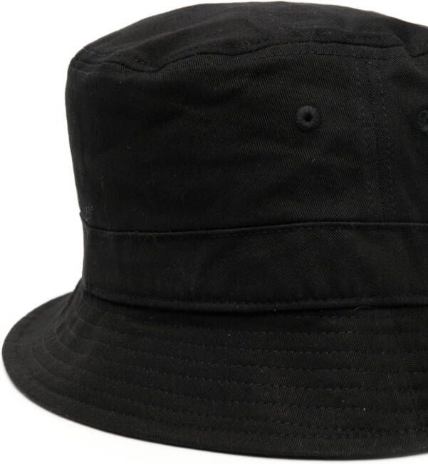 Barbour Vissershoed met logopatch Zwart