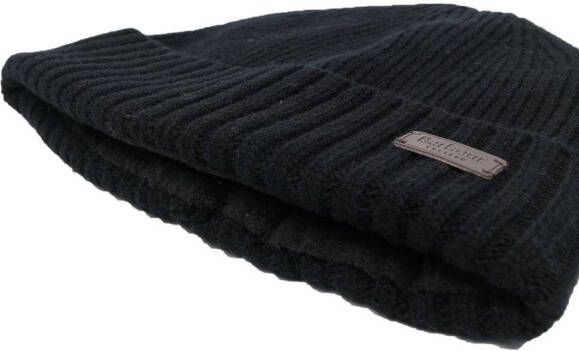 Barbour Muts met logopatch Zwart